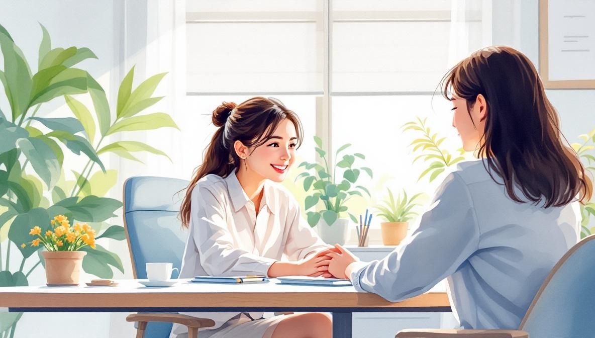 温かい相談風景